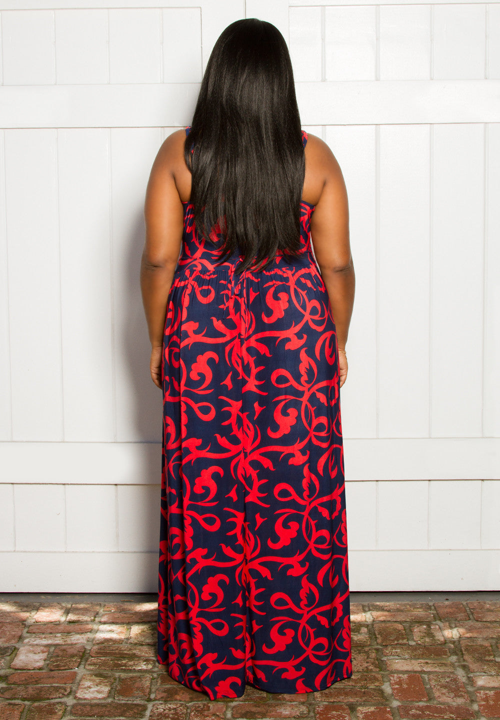 farrahmaxidress_navyred_blue_red